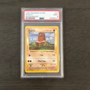 Brown and Yellow Diglett Card Game